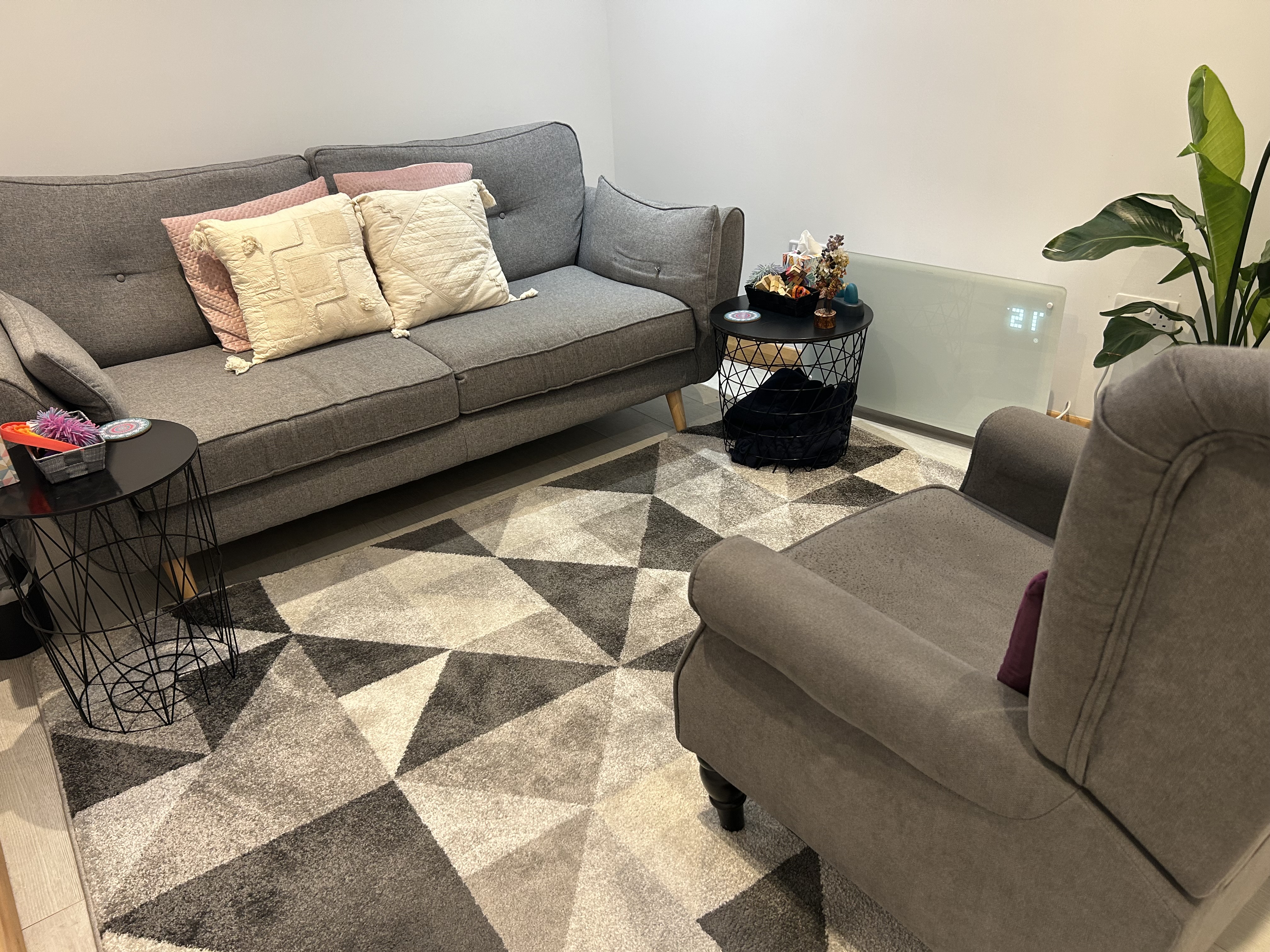 Lital Ben Or's therapy clinic - a calm, private space in North London